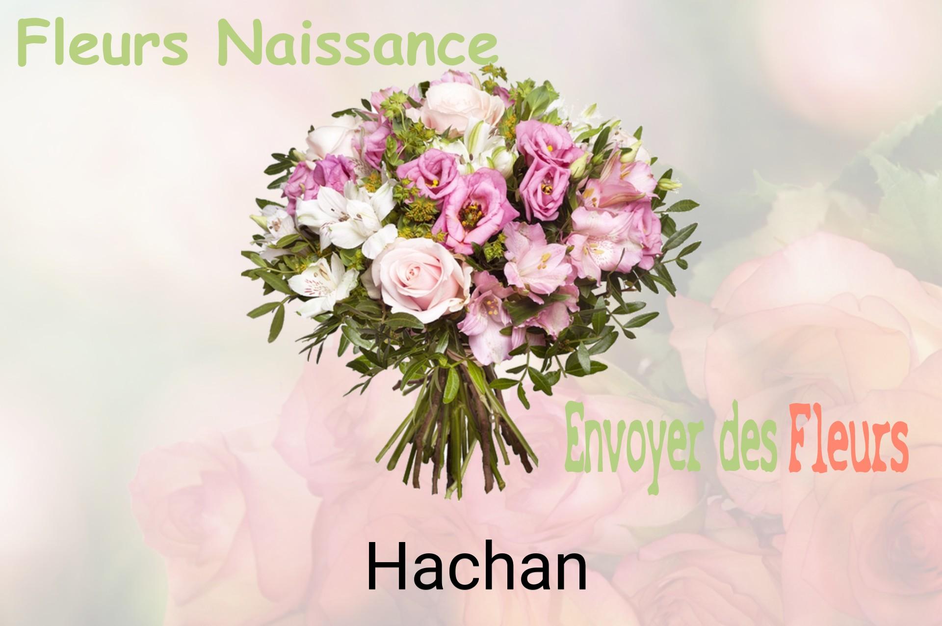 Bouquet de fleurs de naissance livré à Hachan
